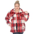 thumbnail image 1 of White Mark Women's Plaid Shacket, 1 of 6