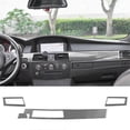 thumbnail image 3 of For 5 Series E60 2004-2007 Carbon Fiber Car Dashboard Air Outlet Panel Trim Cover Interior Accessories, 3 of 5