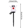 thumbnail image 5 of Solar Halloween Ghost Ground Stake Light, Waterproof Outdoor LED Decor Lamp For Yard Lawn Garden Pathway, 5 of 7
