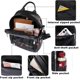 thumbnail image 4 of Women's PU backpack school bag waterproof anti-theft black, 4 of 5