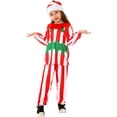 thumbnail image 3 of Disfraz de bastón de caramelo para niños, disfraz de Navidad para niños y niñas, disfraz de bricolaje para fiesta de Navidad, disfraz de bastón de caramelo para niños, 3 of 5