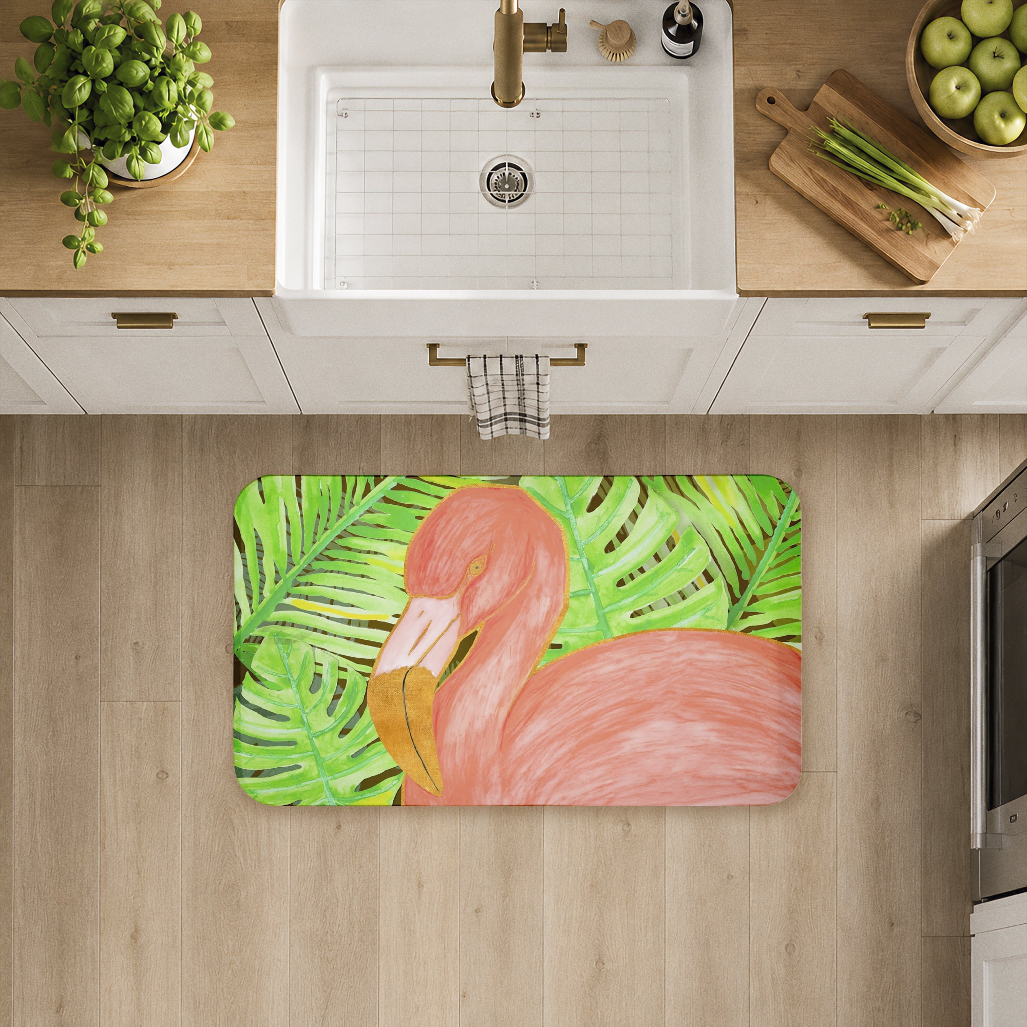 Stupell Industries Tropical Flamingo Fauna Printed Anti-Fatigue Floor Mat, design by SunDance Group LLC