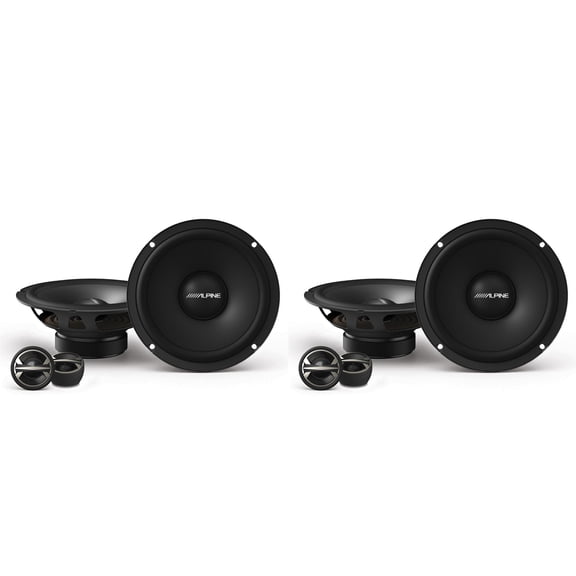 Alpine (2) EL-E65C-G 6.5" Component Speaker Set
