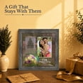 thumbnail image 2 of 25th Anniversary Picture Frame for Couple, Silver Threads Poem Gift, 2 of 8