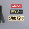 thumbnail image 4 of Signs ByLITA Standard Snacks Sign (Black) - Large, 4 of 6