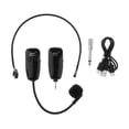 thumbnail image 1 of Auriculares con micrófono inalámbrico, sistema de micrófono con auriculares inalámbricos , rango 80 micrófono con auriculare micrófono shamjiam Micrófono de diadema, 1 of 9