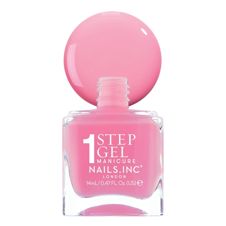 Nails Inc 4-in-1 Gel Nail Polish - Candy Pink Creme, 0.47oz
