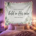 thumbnail image 2 of Floral Garden Gentle with Reminder Held His Care, Nostalgic Vintage for Botanical Art Lovers, Botanical Wall Decor, Mother'S Day Gift, Tapestry Wall Hanging for Bedroom and Dorm, 2 of 7