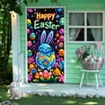 thumbnail image 3 of Clearance Bunny Easter, Easter Door Curtain Suitable For Large Party Supplies Room Garden Wall Decoration Holiday Decoration Background, 3 of 6