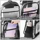thumbnail image 3 of Mochila transparente KIMNERPU PVC transparente grande negra, 3 of 6