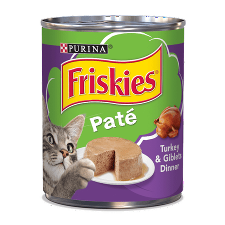 (12 Pack) Friskies Classic Pate Turkey & Giblets Dinner Wet Cat Food, 13 oz. (Best Turkey Tv Dinners)
