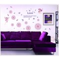 thumbnail image 3 of Flower Wall Sticker Creative Adhesive Letter Flower Wall Decal Wall Art Sticker, 3 of 10