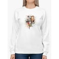 thumbnail image 3 of Safari Animals Sweatshirt Women -SPIdeals Designs, Female Medium, 3 of 6