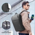 thumbnail image 6 of Business Laptop Backpack for Men,Women,15.6 Inch Water Resistant Travel  Laptop Backpack Carry  Backpack with USB  Port,Large Business Work Durable  Bag, Grey, 6 of 6