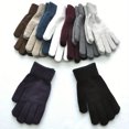 thumbnail image 3 of LNGOOR 9 Pairs of Premium Non-Slip  Wear-Resistant  Elastic Knit Gloves - Coldproof  Split Finger Design for Autumn and Winter - Unisex  Solid Color  Comfortable Fit for Women and Men, 3 of 6