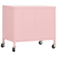 thumbnail image 3 of vidaXL Armoire de Rangement Rose 60x35x56 cm Acier, 3 of 5