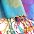 thumbnail image 5 of Nochalofo Scarf for Women Lady Fashion Folk-Custom Retro Tassel Scarf Wrap Shawl Travel Scarves Multicolorone Size, 5 of 5