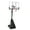 55in, variant on Basketball Hoop in-Ground with Anti-Collision Foam, 44" Shatterproof Backboard, Quick Adjustable 8-10ft, Tempered Glass Outdoor Basketball Goal System
