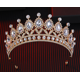 thumbnail image 1 of KAKOWELY Tiara de novia: diadema de corona para boda, tocado de princesa con diamantes de imitación para mujeres y niñas, accesorios para disfraces, bodas, cumpleaños, fiestas de graduación., 1 of 4