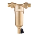 thumbnail image 1 of Hot Water Siphon Backwash Prefilter Purifier System, 40micron Stainless Steel Mesh Copper Cover Whole House Pre-filter, 1 of 6