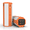 Orange, variant on Portable Air Monitor Indoor Outdoor, 5-in-1 Professional Portable TVOC Detector, HCHO Humidity Temperature Meter, White