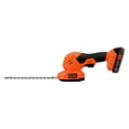 thumbnail image 3 of Cortadora de setos recíproca BLACK+DECKER, 20 V, máx. 3/8 pulgadas, 3 of 8