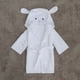 thumbnail image 3 of Baby Animal Plush Bathrobe Unisex Hooded Cotton Bath Towel 2-3 Years Size M(Sheep), 3 of 3