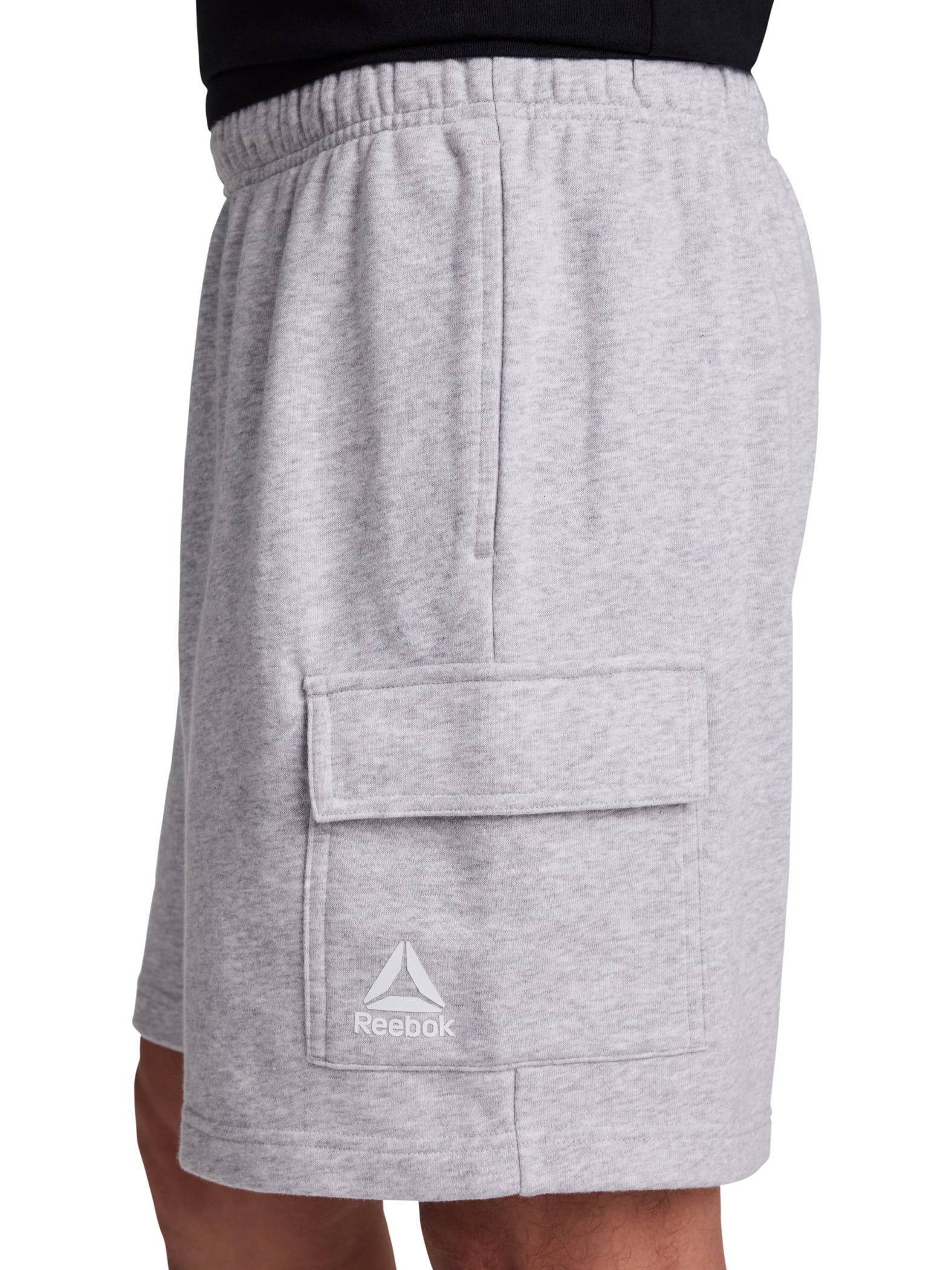 Reebok Men's and Big Men's League Knit Cargo Short, 7" inseam, Sizes XS-5XL