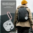 thumbnail image 5 of Allytechgroup Cute Case for Samsung Galaxy Buds Live/ Buds Pro/ Buds FE/ Galaxy Buds 2, Shockproof & Dustproof Earpods Case with Keychain, Soft Silicone Protective Cover, Lightgray, 5 of 7
