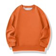 thumbnail image 4 of Kids' Sweatshirt Dropped Shoulder Crewneck Long Sleeve Casual Pullover Basic Comfortable Solid Color Toddler Fall Top, 4 of 5
