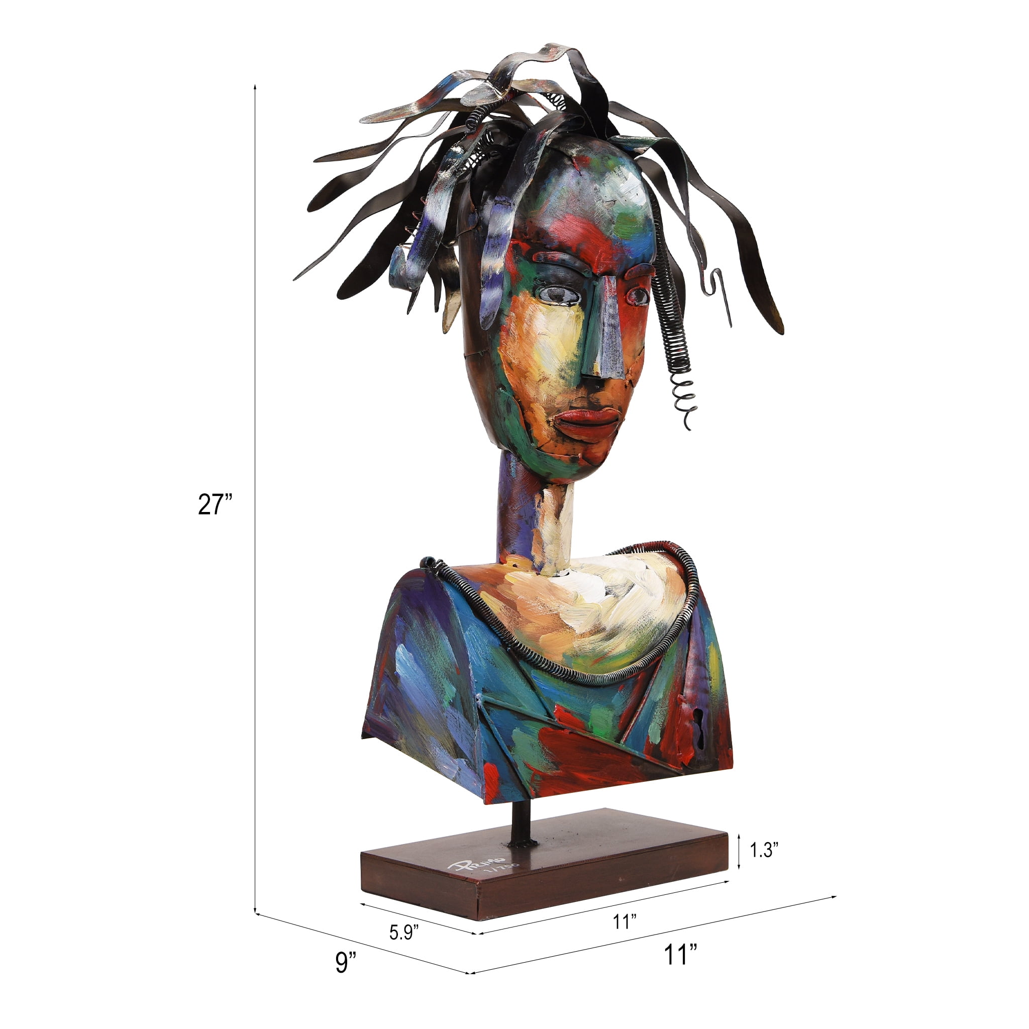 Homme 3 27.00" Metal Sculpture, by Empire Art