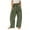 Army Green, variant on OGLCCG Sweatpants for Girls High Waisted Drawstring Wide Leg Lounge Pants Lightweight Contrast Patchwork Pants with Pockets 4-14 Years
