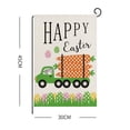thumbnail image 2 of Aunavey Festive Easter Linen Garden Flag for Outdoor Yard Garden, 2 of 9