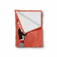 thumbnail image 2 of Spanish Soft Flannel Fleece Throw Blanket, Flamenco Dancers Couple Performing in Historical Folk Dress Latino Tradition, Cozy Plush for Indoor and Outdoor Use, 50" x 70", Multicolor, by Ambesonne, 2 of 6