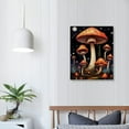 thumbnail image 4 of JRXY Retro Mushroom Tin Sign Vintage Mushroom Wall Decor Mushroom Bedroom Decor Signs For Home Mushrooms Pictures Wall Art Poster Cute Kitchen Decor  16x20 in, 4 of 5