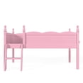 thumbnail image 2 of Bellemave Low Loft Bed Twin Size with Bookshelf, Solid Wood Loft Frame with Ladders & Full-Length Guardrails, Low Profile Bed with Slats for Kids, No Box Spring Needed, Beige, 2 of 9