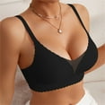thumbnail image 4 of WCJM Y Back Sports Bra Black Y Back Spaghetti Thin Strap No Line Workout Breathable Comfortable Panties (L), 4 of 7