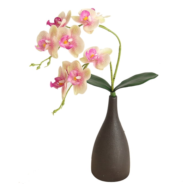 Artificial Flower Realistic Moth Orchid Fake Flower Fake Plant for Wedding