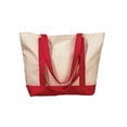 thumbnail image 1 of Tote náutico de lona NATURAL/ RED OS BAGborde BE004, 1 of 1