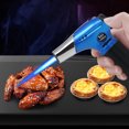 thumbnail image 4 of Metal Jet Flame Lighter, Windproof BBQ Lighter, Adjustable Blue Flame, Refillable Butane, 360° Ignition, for Outdoor Camping Kitchen Baking, Piezo Electric Ignition, 4 of 5