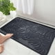 thumbnail image 4 of Juego de Alfombrillas de Baño Gris Oscuro, Absorbentes de Agua y con Base Antideslizante, Superabsorbentes y de Secado Rápido, Ideales para Decoración Contemporánea, para Duchas y Baños, 40 X 60 Cm,, 4 of 6