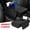 Black, variant on XUKEY Universal Car Armrest Organizer Cover with Cup Holder & Storage for SUV, PU Leather, Black
