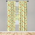 thumbnail image 3 of Ambesonne Dog Lover Curtains, Pure Breed Animals, Pair of 28"x63", Multicolor, 3 of 5
