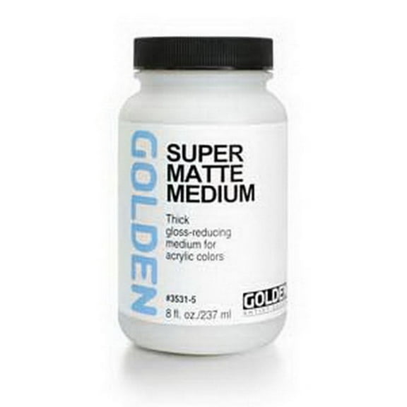 Golden Acrylics 0003531-5 Golden Super Loaded Matte Medium 8Oz