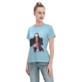 thumbnail image 4 of T-Shirt Basique à Manches Courtes pour Femmes Demon Slayer Blade Nidouzi, 4 of 6