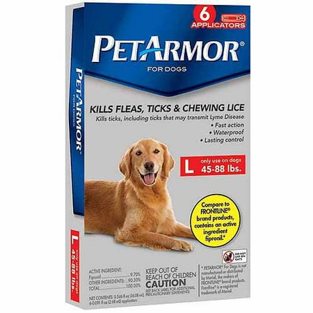 PetArmor for Dogs, 45-88 lbs, 6-Pack - Walmart.com