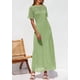 thumbnail image 3 of Vestido PRETTYGARDEN 2025 Verano Maxi Calado Verde Menta XXL, 3 of 6
