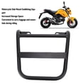 thumbnail image 4 of Motorcycle Side Mount Saddlebag Support, 12mm Diameter Motorcycle Side Storage Bag Frame Bracket Easy Installation Matte Black Wear Proof  for Grom 125 MSX 125, 4 of 7