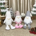 thumbnail image 2 of SPRING PARK Christmas Gnomes Plush Set of 3, Handmade Swedish Tomte Santa Scandinavian Figurine Nordic Plush Elf Doll Gnome Ornaments Christmas Decorations Home Decor, 2 of 7