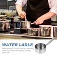 thumbnail image 2 of 1pc Kitchen Water Ladle Food Serving Spoon Stainless Steel Thickened Spoon, 2 of 8